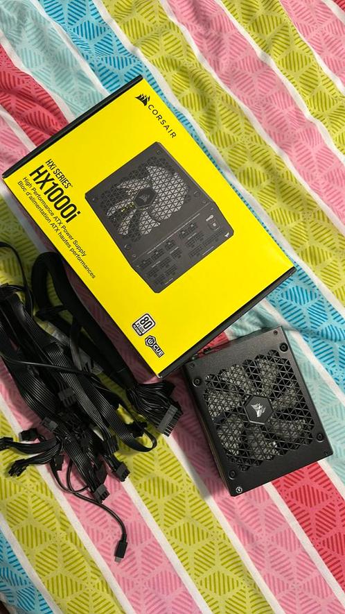 Corsair HX1000I PSU/Voeding 1000W platinum, Computers en Software, Interne voedingen, Zo goed als nieuw, Ophalen of Verzenden