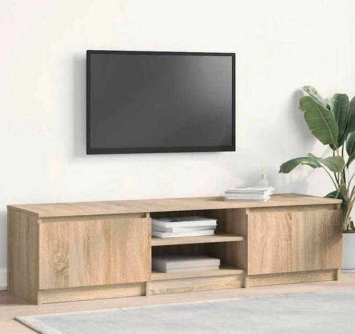 VidaXL TV Meubel Sonoma Eiken - Nieuw in Doos (Open), Huis en Inrichting, Kasten | Televisiemeubels, Nieuw, Minder dan 100 cm