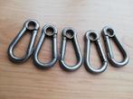 5 nieuwe RVS karabijn haken, Ophalen of Verzenden, Nieuw, Onderhoud en Reparatie