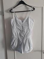 Jumpsuit kort wit met zwarte nopjes nieuw mt 40., Ophalen of Verzenden, Nieuw, Maat 38/40 (M), Wit