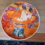 Twee aardewerk sierbordjes Schoonhoven van Dicky de Vreugd, Antiek en Kunst, Ophalen of Verzenden