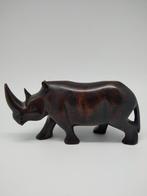 Ebbenhouten handgemaakte neushoorn, Ophalen of Verzenden