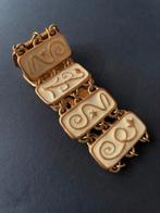 Panelen armband, Verzenden, Gebruikt, Goud, Overige materialen