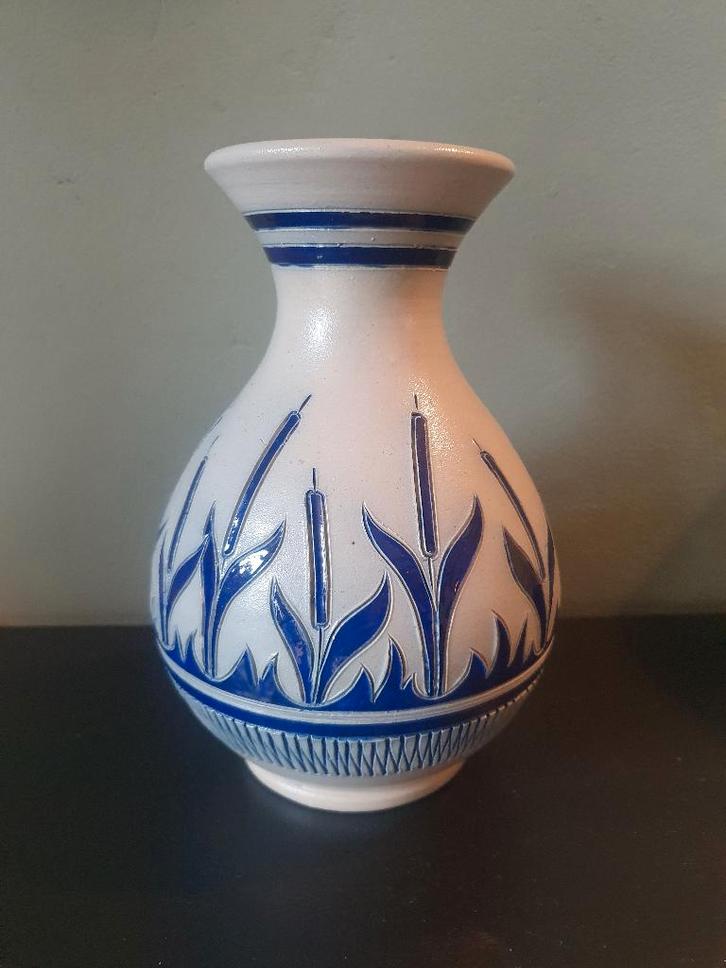 Vintage Aardewerken Vaas - Jules Jacquemard, Antiek en Kunst, Antiek | Vazen, Ophalen of Verzenden