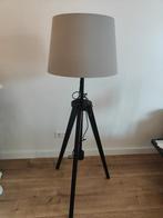 Ikea taupe zwart vloerlamp, Huis en Inrichting, Lampen | Vloerlampen, Ophalen, Zo goed als nieuw, 150 tot 200 cm
