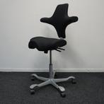 HAG Capisco 8106 Bureaustoelen | Zwart | Nieuwe Stof, Gebruikt, Zwart, Ophalen of Verzenden, Bureaustoel