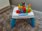 MEGA bloks tafel incl. blokken, Ophalen of Verzenden, Zo goed als nieuw