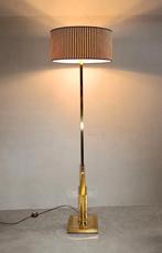 Vintage messing vloerlamp Herda/Belgo Chrom 1960-1970, Huis en Inrichting, Lampen | Vloerlampen, 150 tot 200 cm, Gebruikt, Metaal