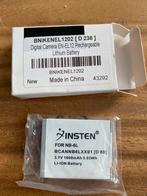 Extra sterke Insten accu, 1600mAh, vervangt Canon NB-6L, Ophalen of Verzenden, Zo goed als nieuw, Oplaadbaar