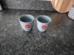 Douwe Egberts mokken grijs ongebruikt, Huis en Inrichting, Keuken | Servies, Nieuw, Ophalen of Verzenden, Overige stijlen, Kop(pen) en/of Schotel(s)