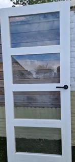 Deur 200x77.5, Doe-het-zelf en Verbouw, Ophalen of Verzenden, Glas, Binnendeur, 200 tot 215 cm