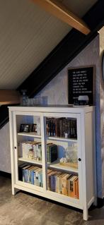 Vitrine/buffet kast Hemnes, Huis en Inrichting, Kasten | Buffetkasten, Ophalen, Gebruikt, 25 tot 50 cm, 150 tot 200 cm