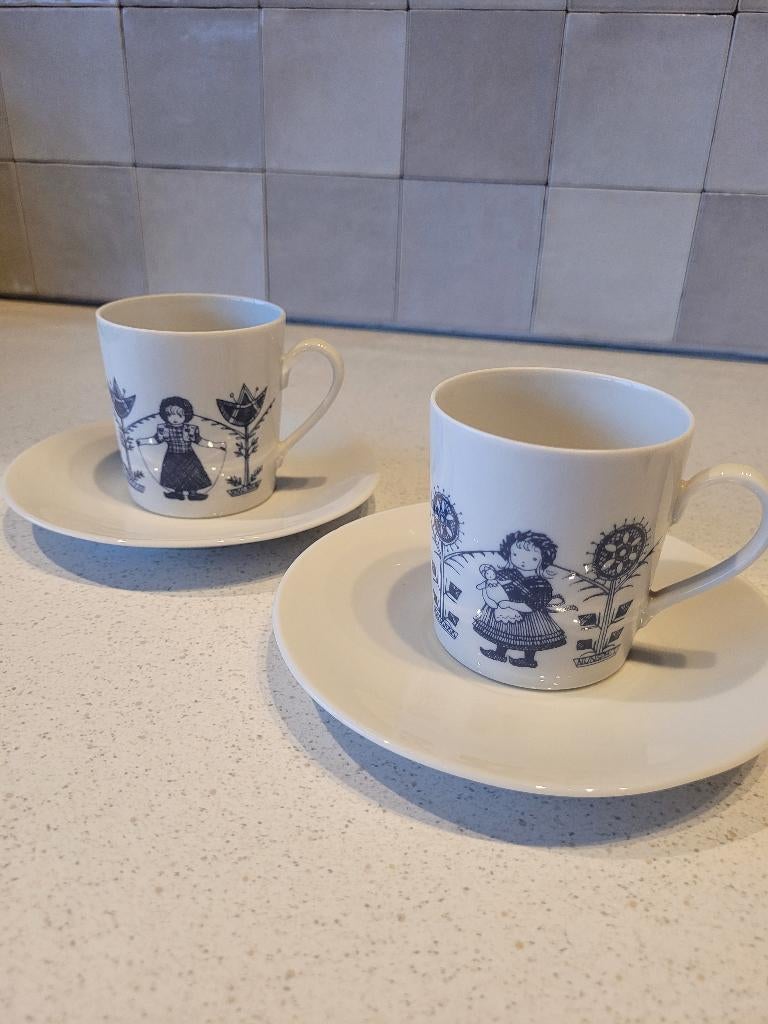 vintage Leeuwenzegel kop en schotel Spakenburg en Nunspeet, Ophalen