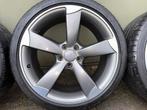 Originele audi rotor velgen 19 inch! Incl. Zomerbanden!, 255 mm, Velg(en), Zomerbanden, Ophalen