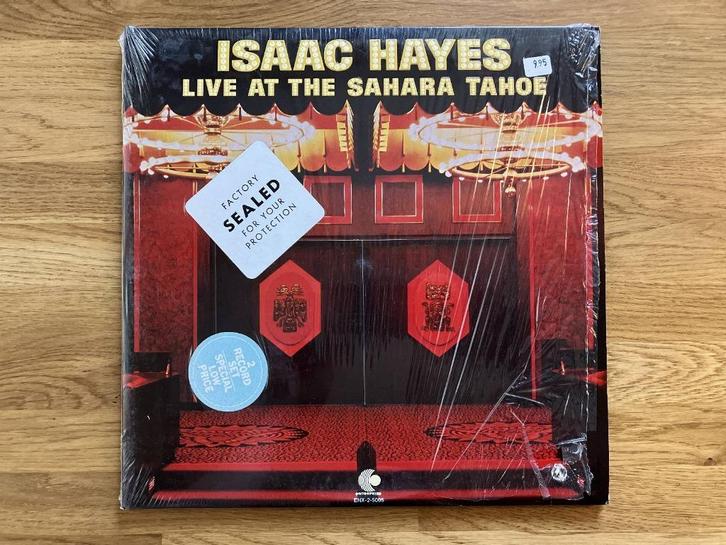 Isaac Hayes / Live At The Sahara Tahoe, Cd's en Dvd's, Vinyl | R&B en Soul, Zo goed als nieuw, 12 inch, Verzenden