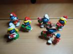 smurfen smurf prachtig set kerst smurfen, Ophalen of Verzenden, Zo goed als nieuw, Verschillende Smurfen, Poppetje, Figuurtje of Knuffel
