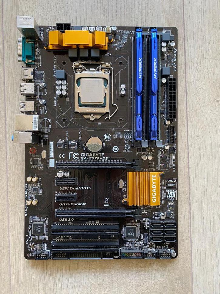 i7 4790k cpu en moederbord combo, Computers en Software, Moederborden, Zo goed als nieuw, Intel, DDR3, Ophalen of Verzenden