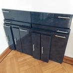 Blauw marmer gespoten kastdeurtjes, Doe-het-zelf en Verbouw, Deuren en Horren, Ophalen, Gebruikt, Minder dan 80 cm, Overige typen