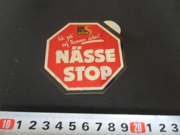 sticker SOLÏTAR Ich geh ! auf Nummer sicher ! NÄSSE STOP  beschikbaar voor biedingen