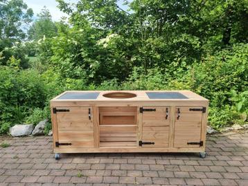 Buitenkeuken, barbeqeu meubel,kamadotafel,tuinmeubel beschikbaar voor biedingen