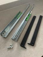 Komplement geleide rail IKEA 2x, 50 tot 100 mm, Overige typen, Ophalen of Verzenden, Zo goed als nieuw