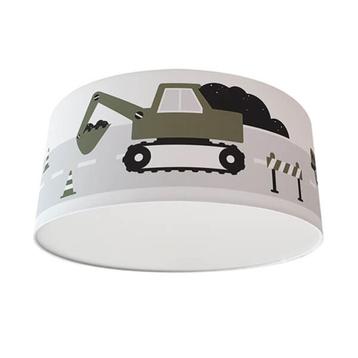 Plafondlamp Kinderlamp Werkvoertuigen Groen ANNIdesign beschikbaar voor biedingen