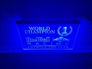 Red bull neon bord reclamebord lamp mancave LED *blauw* #2 beschikbaar voor biedingen