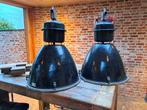 Industriële hanglampen, Huis en Inrichting, Lampen | Hanglampen, Ophalen, Zo goed als nieuw, Metaal, 75 cm of meer
