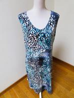 S90 FEEL GOOD nieuwe jurk kreukvrij blauw wit maat 42, Blauw, Feel good, Maat 42/44 (L), Nieuw
