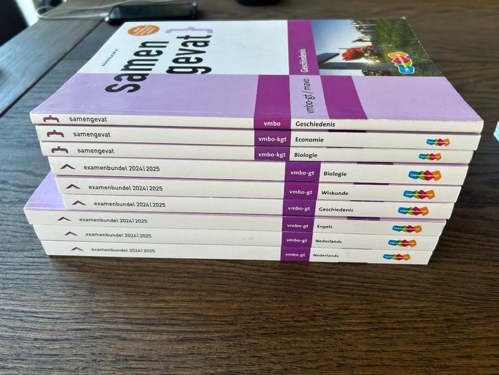 Examenbundel + Samengevat VMBO-kgt, Boeken, Schoolboeken, Zo goed als nieuw, Nederlands, VMBO, Ophalen of Verzenden