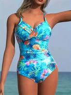 Corrigerend slank badpak blauw 38 40 42 44 46 strandmode, Ophalen of Verzenden, Nieuw, Blauw, Badpak