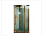 Novellini douchedeur brushed gold helder glas, Ophalen, Nieuw