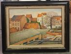 Rik BROUWERS, stadsgezicht over de daken, Antiek en Kunst, Ophalen