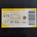 Ticket Ajax - PSV  Johan Cruijff Schaal 2007., Verzenden, Gebruikt, Ajax