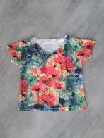 Leuk zomer T-shirt, met klaprozen motief, maat 42, Kleding | Dames, Overige kleuren, Maat 42/44 (L), Ophalen of Verzenden, Onbekend