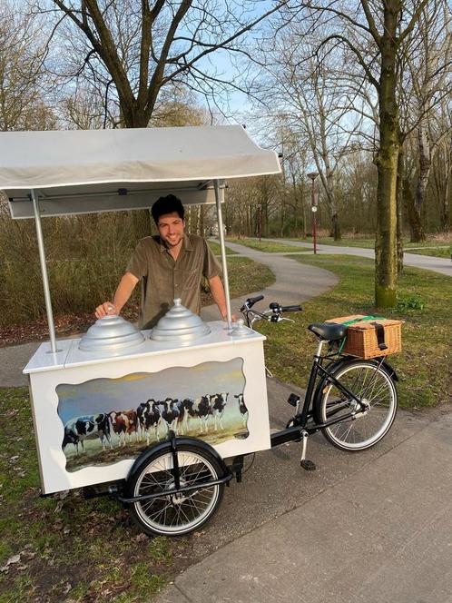 Ijsfiets - ijskar - ijswagen te huur voor feesten in Utrecht, Fietsen en Brommers, Fietsen | Bakfietsen, Zo goed als nieuw, Ophalen of Verzenden