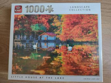 Puzzel little house at the lake beschikbaar voor biedingen