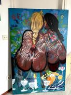 Mooi werk van Aspen Hagen, Tweeling, Antiek en Kunst, Kunst | Schilderijen | Modern, Ophalen