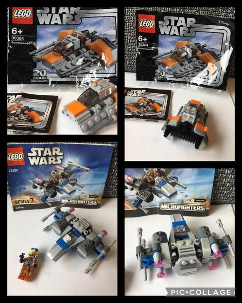 Lego Star Wars set 30384 Snowspeeder 75125 X-Wing fighter, Kinderen en Baby's, Speelgoed | Duplo en Lego, Zo goed als nieuw, Lego