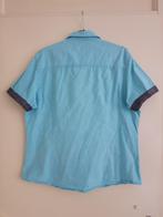 Overhemd voor heren -- maat XL / 43 - 44 -- Angelo Litrico, Blauw, Angelo Litrico, Ophalen of Verzenden, Gedragen