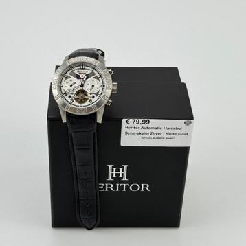 Heritor Automatic Hannibal Semi-skelet Zilver | Nette staat beschikbaar voor biedingen