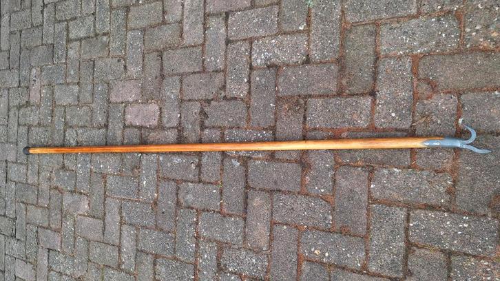 Houten Pikhaak 2 meter. voor Boot - Kunststof Knop, Tuin en Terras, Hand-tuingereedschap, Gebruikt, Overige soorten, Ophalen