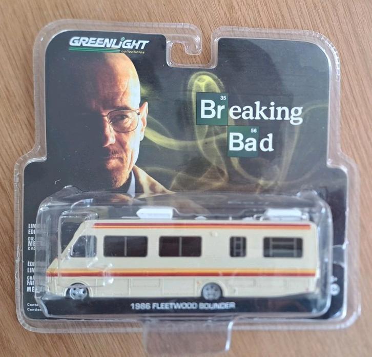 Breaking Bad Crystal Meth Camper 1:64 in Originele Blister, Hobby en Vrije tijd, Modelauto's | Overige schalen, Zo goed als nieuw
