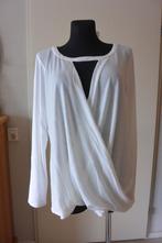 White House Black Market overslag top L wit, Wit, Maat 42/44 (L), Ophalen of Verzenden, Lange mouw