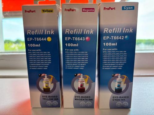 Epson Cyan, Magenta, Geel – 100ml per stuk – NIEUW, Computers en Software, Printerbenodigdheden, Nieuw, Ophalen