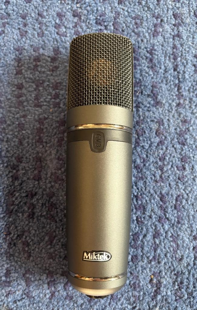 Miktek buizen microfoon CV3, Muziek en Instrumenten, Microfoons, Zo goed als nieuw, Studiomicrofoon, Ophalen of Verzenden