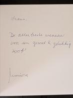 Monica van Rijn kaart handgesigneerd aan Frans Duister, Antiek en Kunst, Verzenden