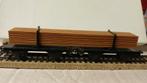 Märklin HO 4665 dubbele houttransportwagen, Wisselstroom, Wagon, Ophalen of Verzenden, Zo goed als nieuw