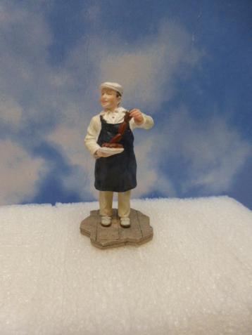 luville Stefan Jonas kerstdorp poppetje figurine slager  beschikbaar voor biedingen