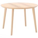 Eettafel Ikea Lisabo, essenfineer 105cm - Zo goed als nieuw!, Huis en Inrichting, Ophalen of Verzenden, Zo goed als nieuw, Rond